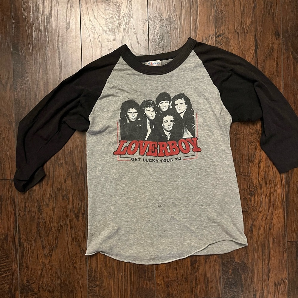 VINTAGE 80’s Band Shirt - Loverboy Get Lucky Tour - 1982